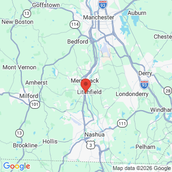 Map to Merrimack Smiles office in Merrimack, NH