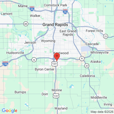 Map to  office in Cutlerville, MI