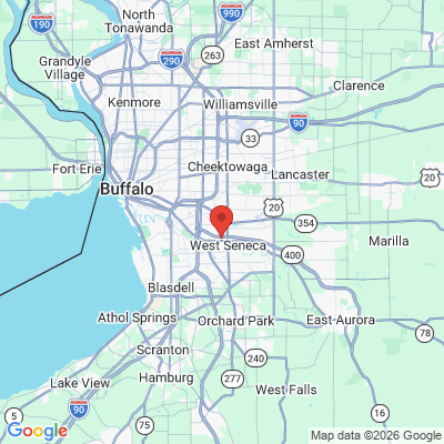 Map to  office in West Seneca, NY