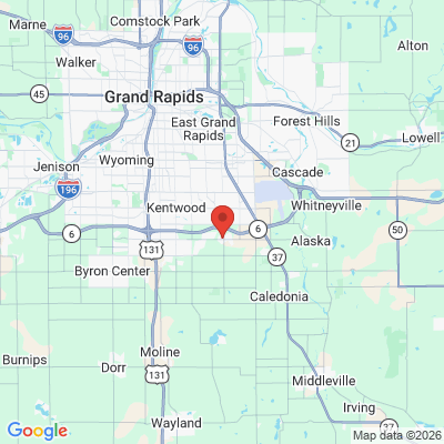 Map to  office in Caledonia, MI