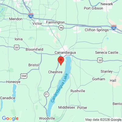 Map to  office in Canandaigua, NY