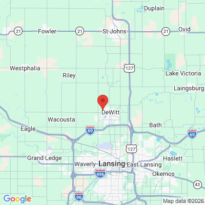 Map to  office in De Witt, MI