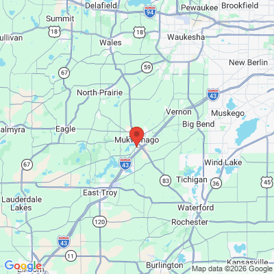 Map to  office in Mukwonago, WI