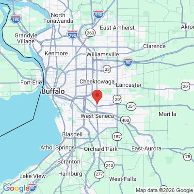 Map to  office in West Seneca, NY