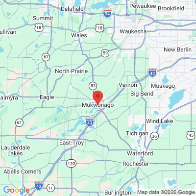 Map to  office in Mukwonago, WI