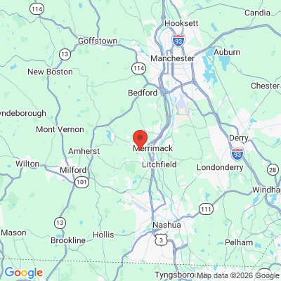 Map to  office in Merrimack, NH