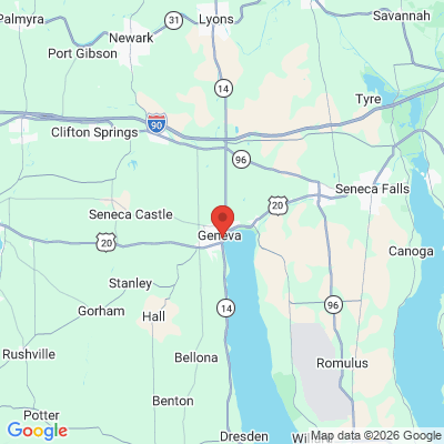 Map to  office in Geneva, NY