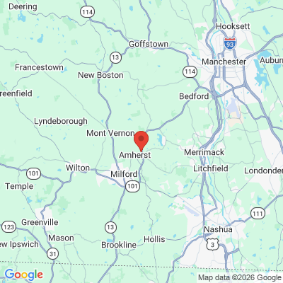Map to  office in Amherst, NH