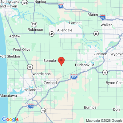 Map to  office in Zeeland, MI