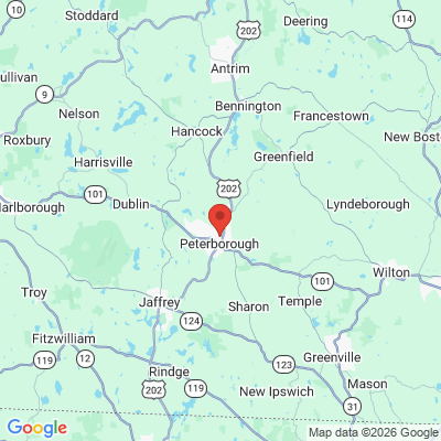 Map to  office in Peterborough, NH