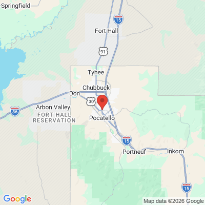 Map to  office in Pocatello, ID