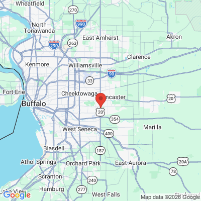 Map to  office in Depew, NY