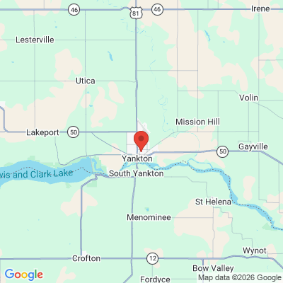 Map to  office in Yankton, SD