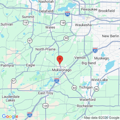 Map to  office in Mukwonago, WI