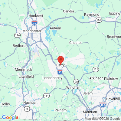 Map to  office in Derry, NH