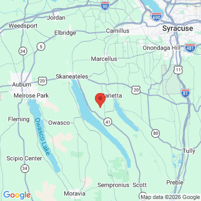 Map to  office in Skaneateles, NY