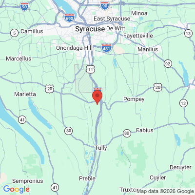 Map to  office in La Fayette, NY