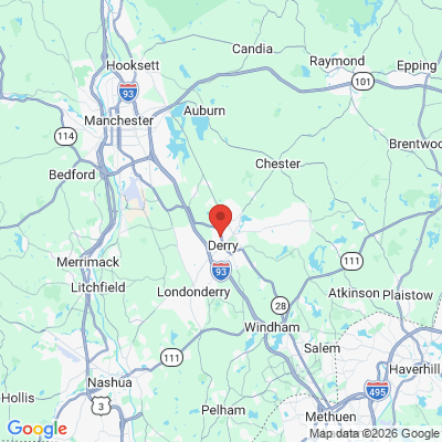 Map to  office in Derry, NH Location