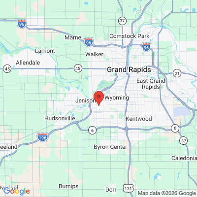 Map to  office in Grandville, MI