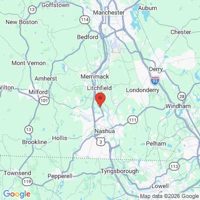 Map to  office in Merrimack, NH