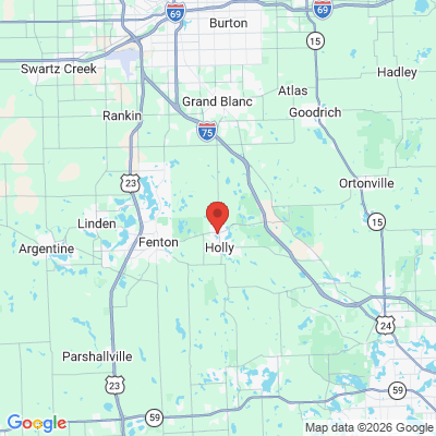 Map to  office in Holly, MI