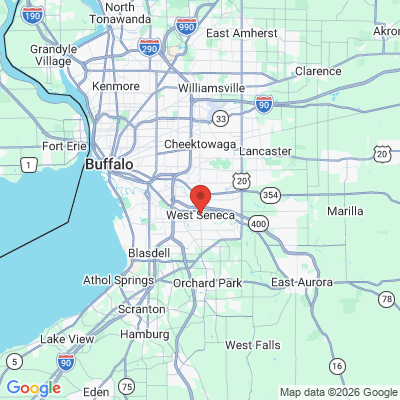 Map to  office in West Seneca, NY