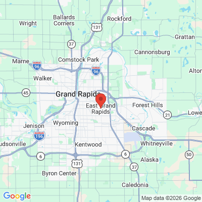 Map to  office in East Grand Rapids, MI