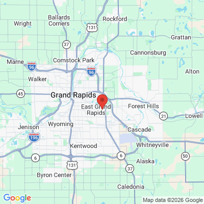 Map to  office in East Grand Rapids, MI