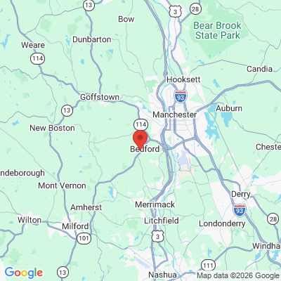Map to  office in Bedford, NH