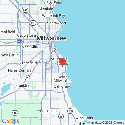 Map to  office in Cudahy, WI