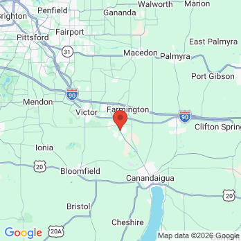 Map to Walter J Deck, DMD PC office in Farmington, NY