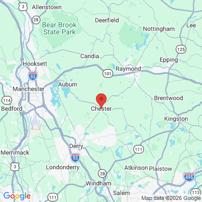 Map to  office in Chester, NH