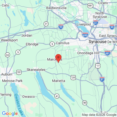Map to  office in Marcellus, NY