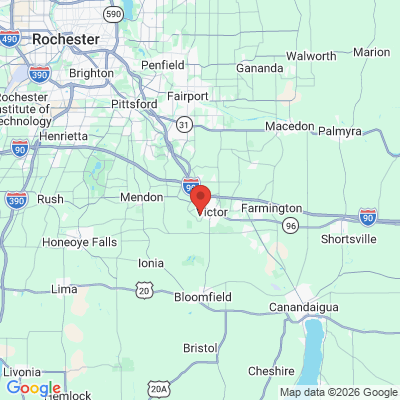 Map to  office in Victor, NY