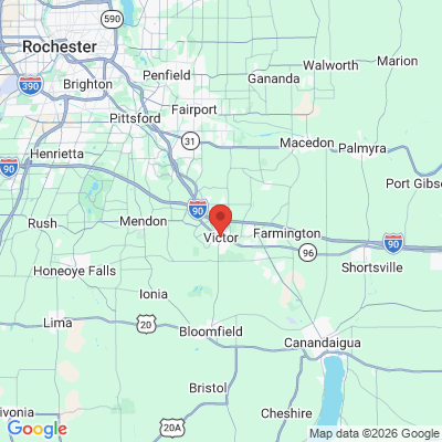 Map to  office in Finger Lakes Dental Care