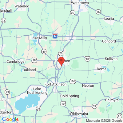 Map to  office in Jefferson, WI