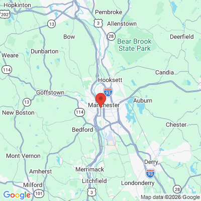 Map to  office in Manchester, NH