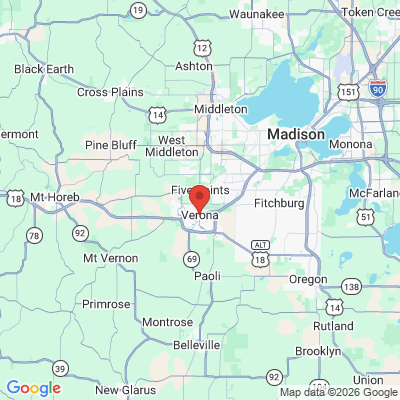 Map to  office in Verona, WI