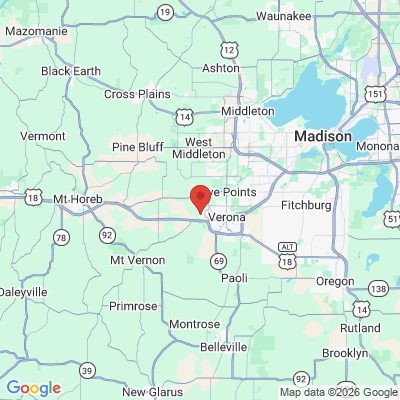 Map to  office in Verona, WI