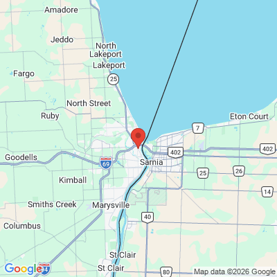 Map to  office in Periodontic Associates Of Port Huron