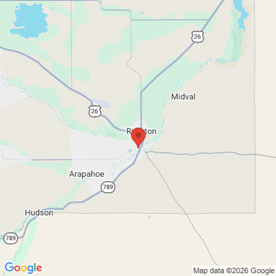 Map to  office in Riverton, WY