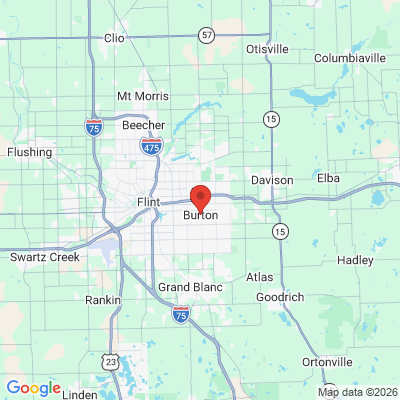 Map to  office in Burton, MI