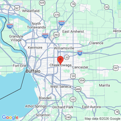 Map to  office in Cheektowaga, NY