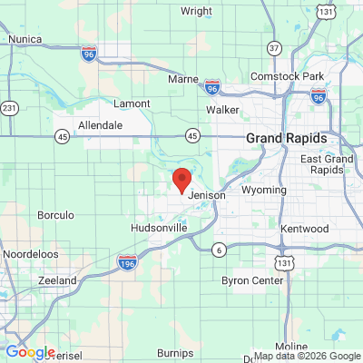 Map to  office in Jenison, MI