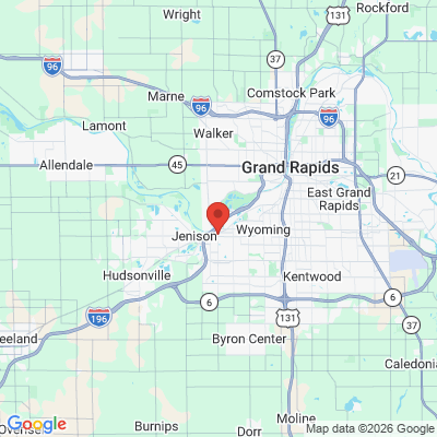 Map to  office in Grandville, MI