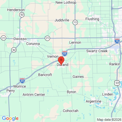 Map to  office in Durand, MI