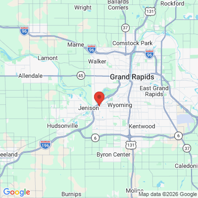 Map to  office in Grandville, MI