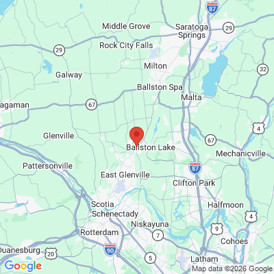 Map to  office in Burnt Hills, NY