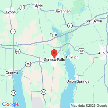 Map to Bruce A. Birchenough, DMD office in Seneca Falls, NY