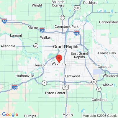 Map to  office in Wyoming, MI